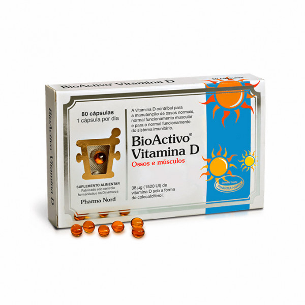 Bioactivo Vitamina D x 80 Cápsulas Bioactivo Vitamina D x 80 Cápsulas