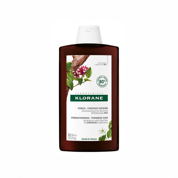 Klorane Champô Quinina BIO Queda de Cabelo 400ml