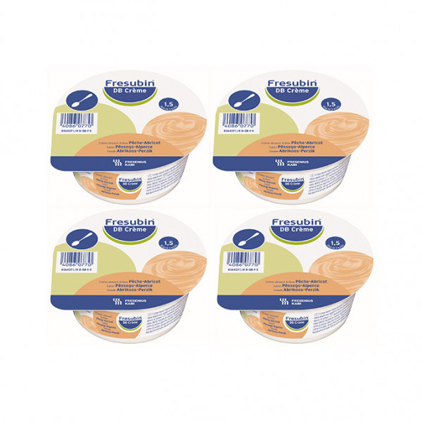 Fresubin DB Cremoso Pêssego/Alperce 4 x 125 g