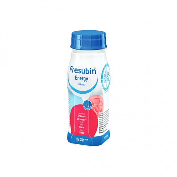 Fresubin Energy Drink Morango 4 x 200 ml Fresubin Energy Drink Morango 4 x 200 ml
