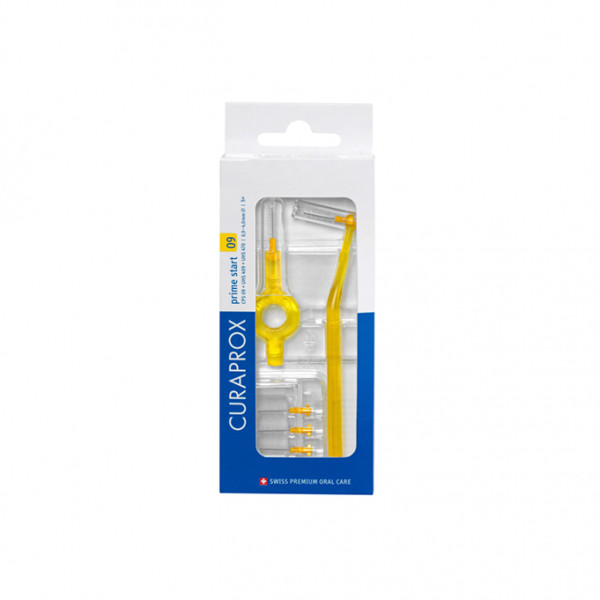 Curaprox Prime Plus Handy 09 1 Cabo Amarelo + 5 Escovilhões Curaprox Prime Plus Handy 09 1 Cabo Amarelo + 5 Escovilhões
