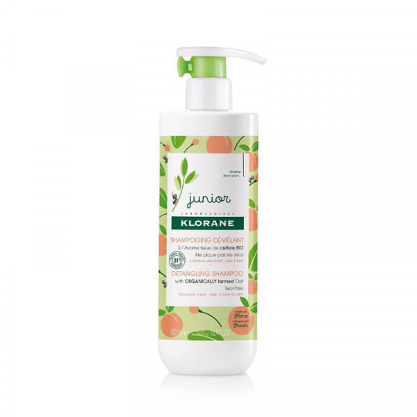 Klorane Petit Junior Champô Desembaraçador Pêssego 500ml