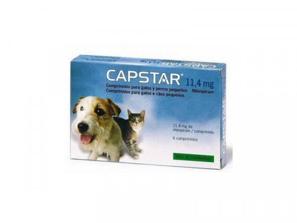 Capstar Comp 11,4 Mg X 6 comp VET