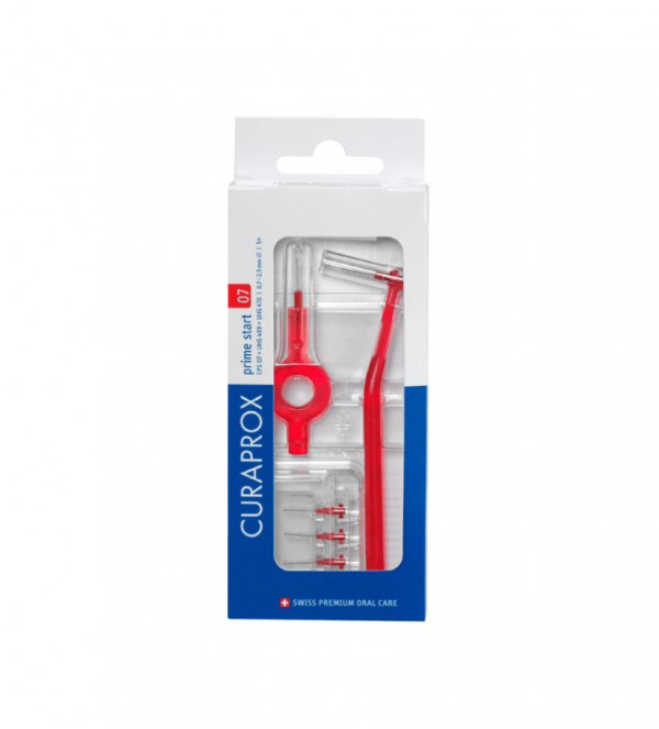 Curaprox Prime Plus Handy Kit Escovilhão Interdental CPS 07 com Cabo UHS 409 x 5 Unidades Curaprox Prime Plus Handy Kit Escovilhão Interdental CPS 07 com Cabo UHS 409 x 5 Unidades