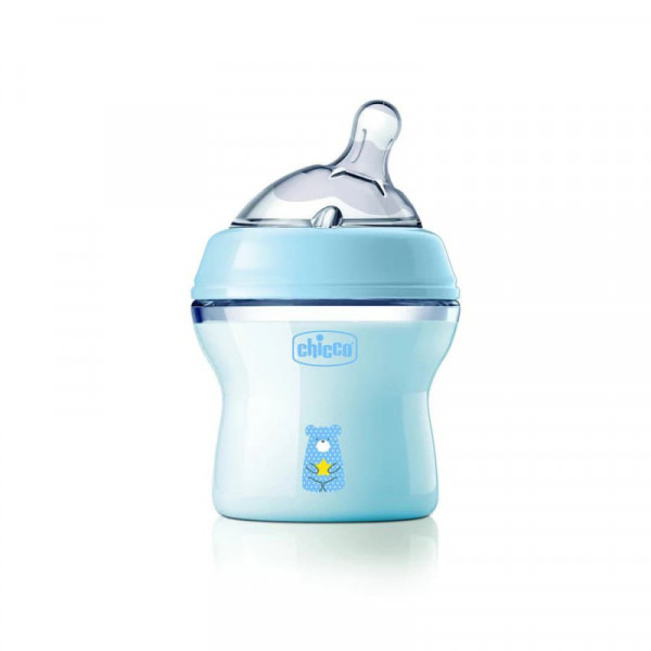 Chicco Biberão Silicone NaturalFeeling 0M+ 150ml Azul Chicco Biberão Silicone NaturalFeeling 0M+ 150ml Azul