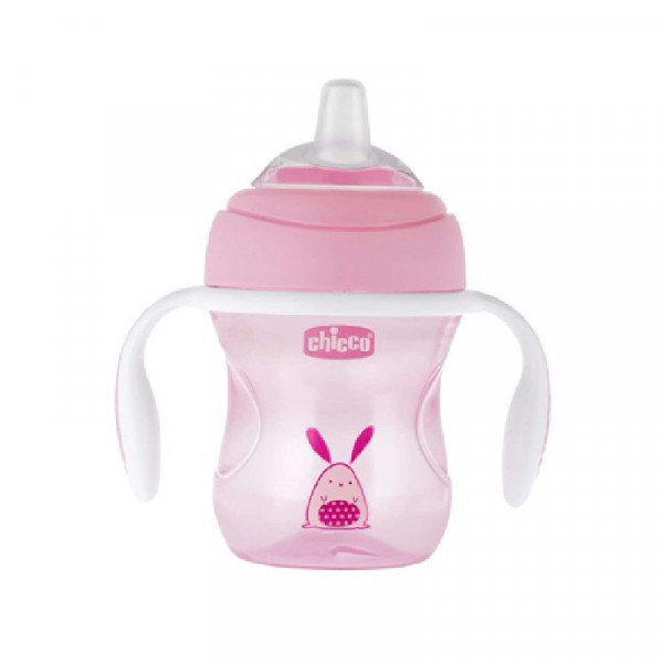 Chicco Copo de Transição Rosa 200ml 4m+ Chicco Copo de Transição Rosa 200ml 4m+