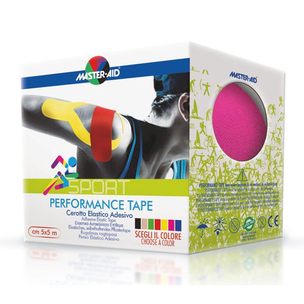 Masteraid Sport Perform Tape 5Cmx5M Rosa