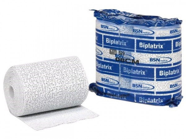 LIGADURAS GESSO BIPLATRIX 20CM X 3M (EMB2)