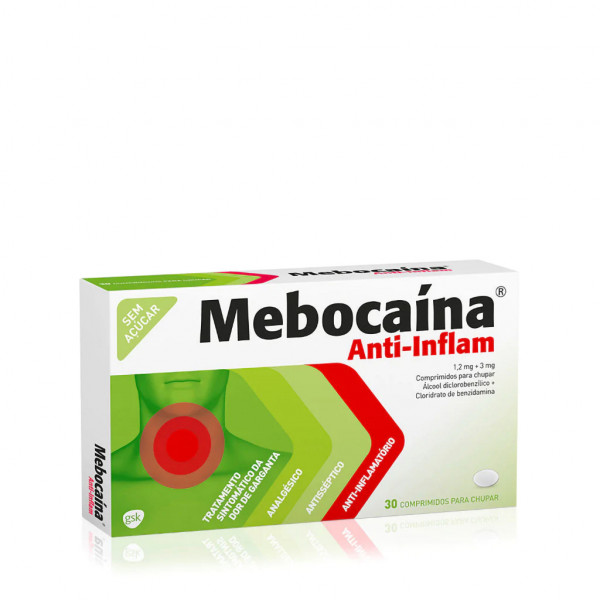 Mebocaína Anti-Inflama 20 comprimidos para chupar