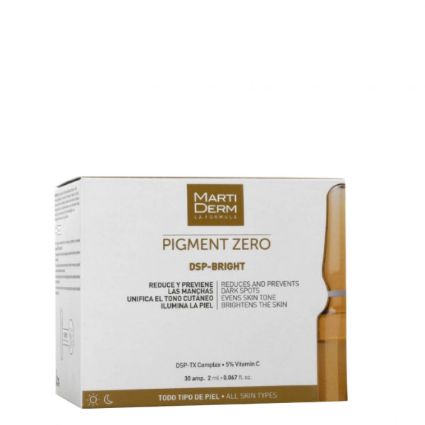 Martiderm Pigment Zero DSP Bright Ampolas Despigmentantes 2ml x 30unid. Martiderm Pigment Zero DSP Bright Ampolas Despigmentantes 2ml x 30unid.