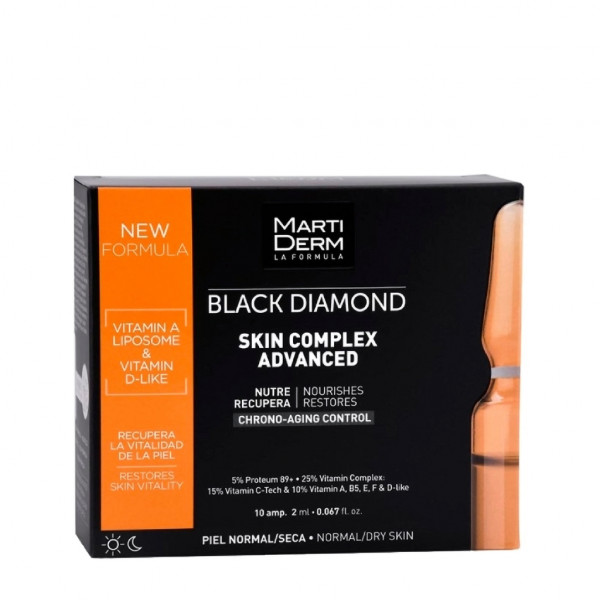 Martiderm Black Diamond Skin Complex Advanced Ampolas 10x2ml Martiderm Black Diamond Skin Complex Advanced Ampolas 10x2ml