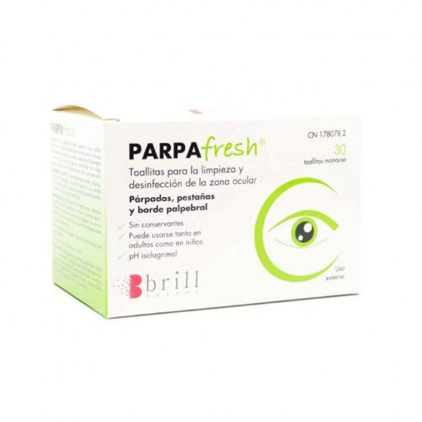 Parpafresh Toalhetes de Limpeza Periocular X30 Parpafresh Toalhetes de Limpeza Periocular X30