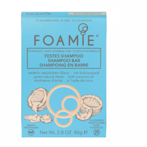 Foamie Champô Sólido Suavizante Shake Your Coconuts 80gr Foamie Champô Sólido Suavizante Shake Your Coconuts 80gr