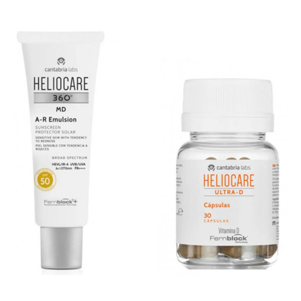 Heliocare 360 MD A-R Emulsion Spf50 50ml + Ultra D Sun Capsules x30