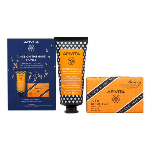 Apivita Coffret A Kiss On the Hand Honey Natal