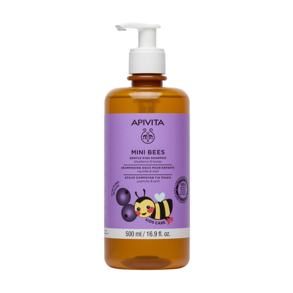 Apivita Gentle Kids Champô Mirtilo e Mel 500ml