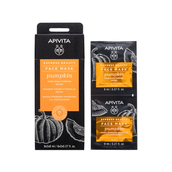 Apivita Express Beauty Máscara Detox Abóbora 2x8ml