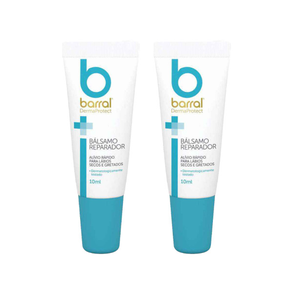 Barral Bálsamo Reparador Labial 10ml + 2º Produto Grátis
