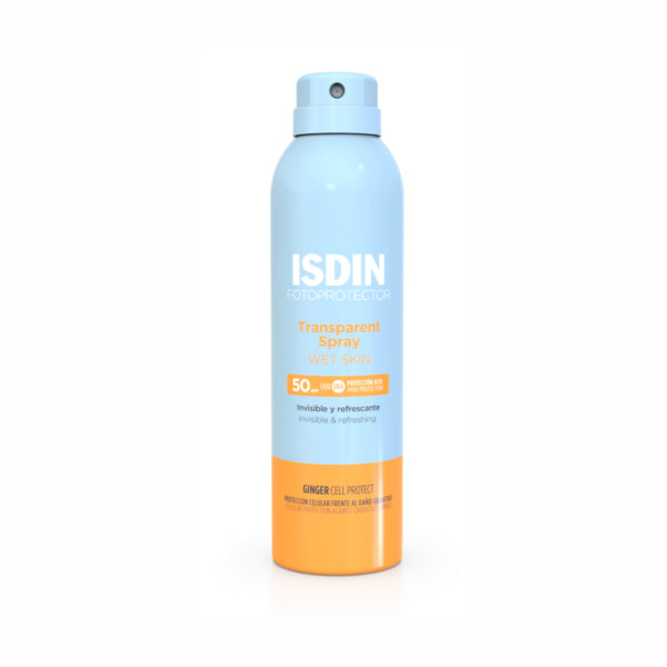 Isdin Fotoprotetor Wet Skin FPS50+ Spray Solar Transparente 250 ml