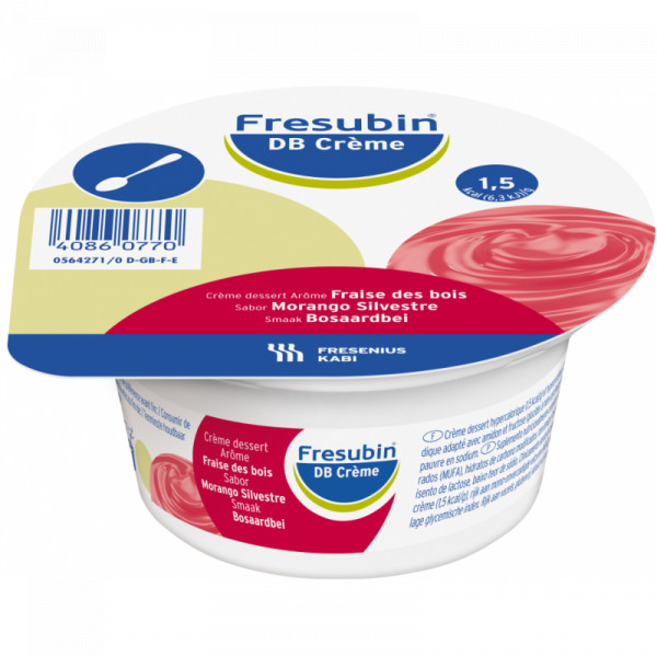 Fresubin Db Creme Cr Morango Sil 4 X 125G Fresubin Db Creme Cr Morango Sil 4 X 125G