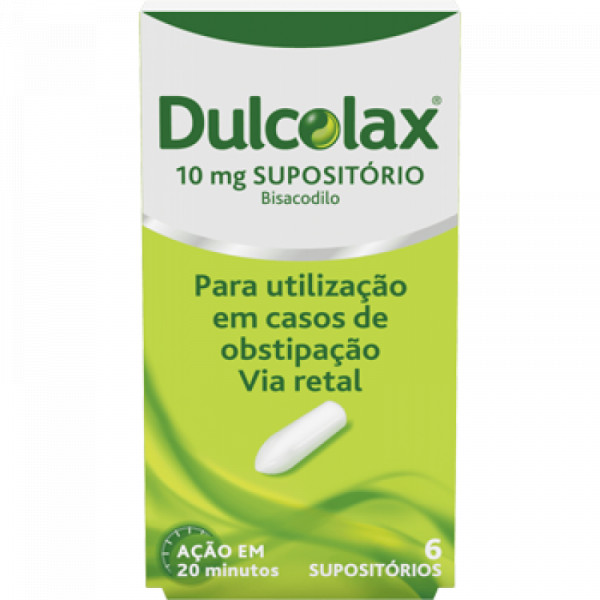 Dulcolax, 10 Mg X 6 Sup Dulcolax, 10 Mg X 6 Sup