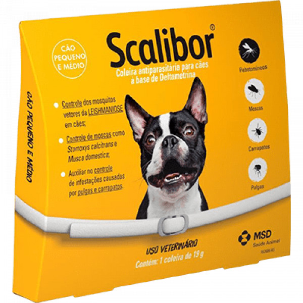 Scalibor Protector Band 4% p/p coleira 48 cm para cão médio e cão pequeno