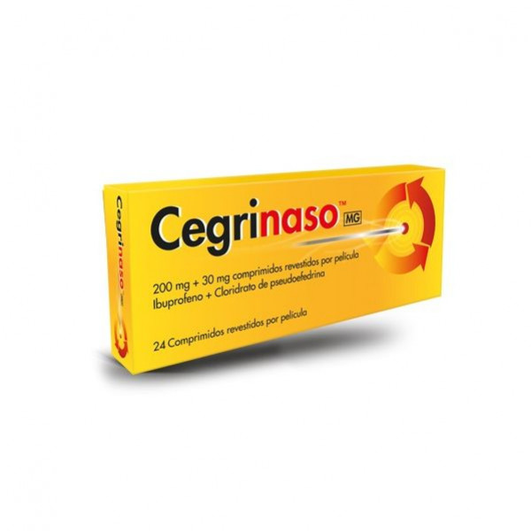 Cegrinaso Mg, 200 Mg + 30 Mg Blister 24 Unidade(S) Comprimidos