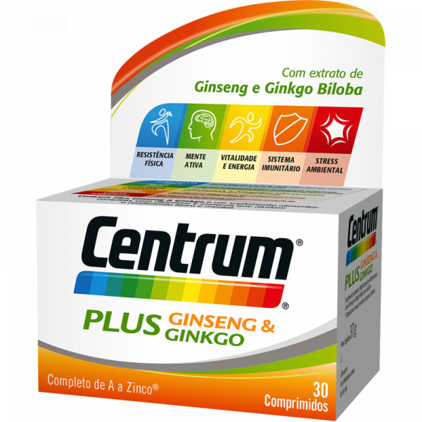 Centrum Plus Ginseng Ginkgo Compx30 Comps