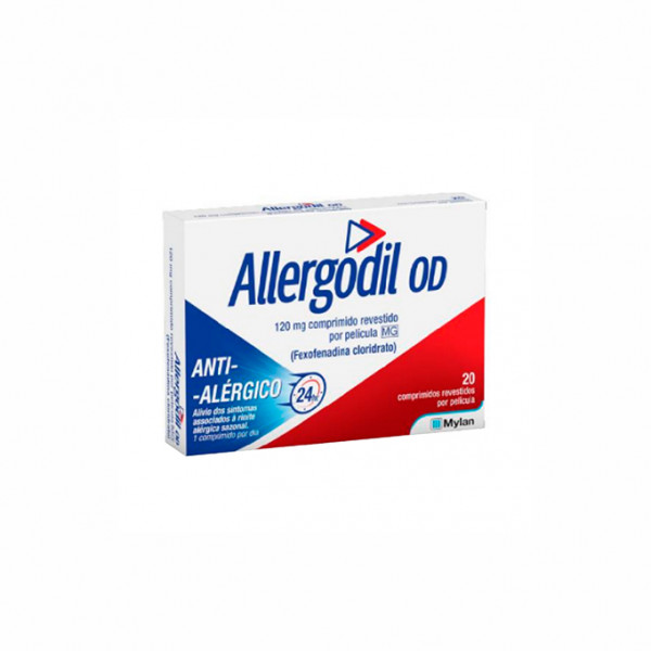 Allergodil OD 120 Mg x 20 Comprimidos Revestidos com Película Allergodil OD 120 Mg x 20 Comprimidos Revestidos com Película