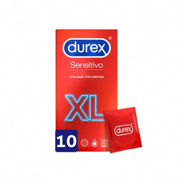 Durex Sensitivo XL x 10 Preservativos